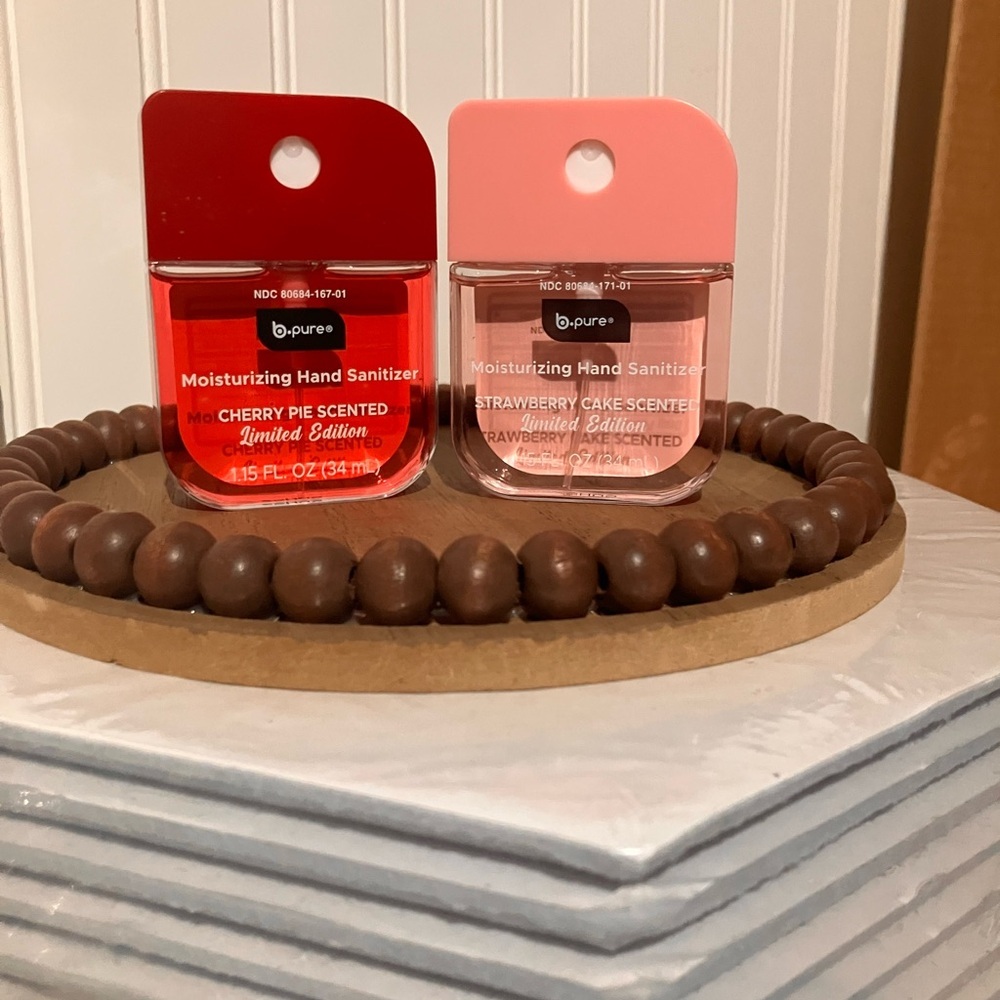 B-Pure Cherry Pie & Strawberry Cake Hand Sanitizer Duo